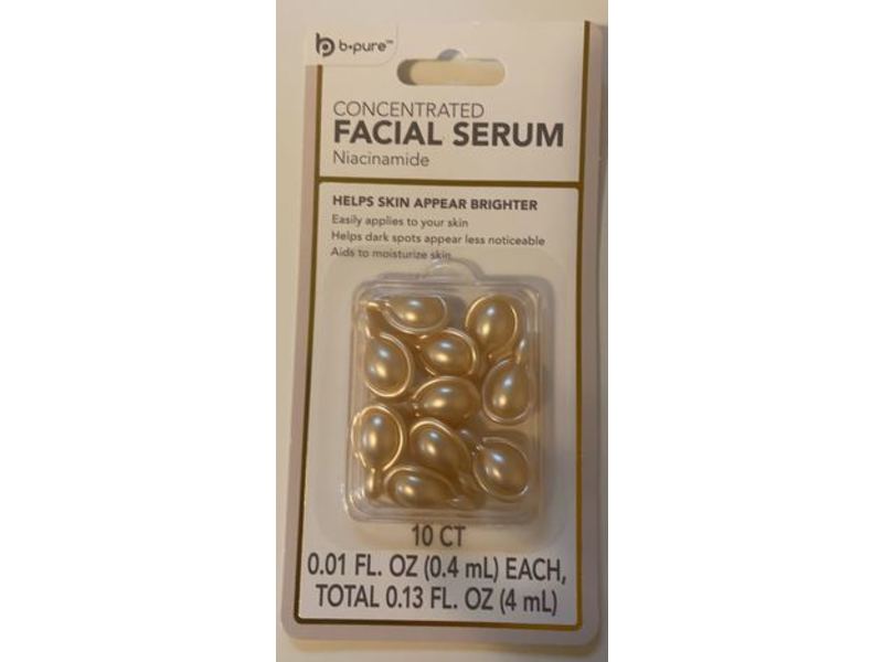B-pure Concentrated Facial Serum, Nacinamide, 0.01 fl oz/0.4 mL