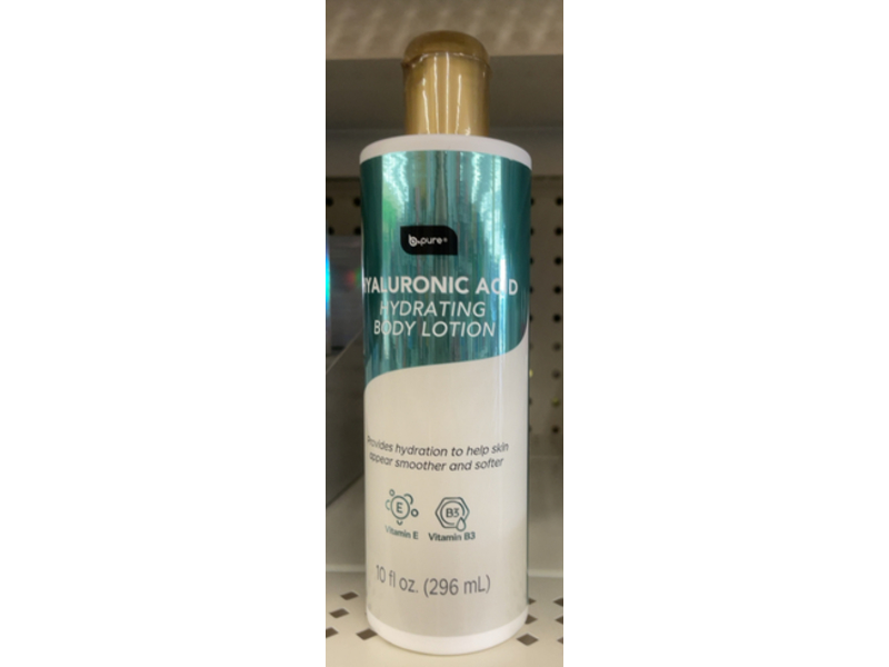 B.Pure Hydrating Body Lotion, Hyaluronic Acid, 10 fl oz/296 mL