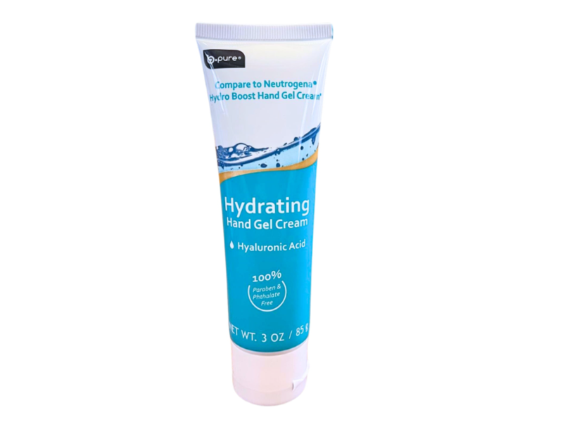 b.pure Hydrating Hand Gel Cream, Hyaluronic Acid, 3 oz/85 g