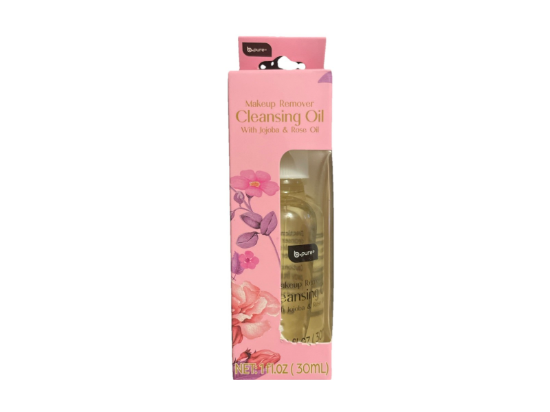 b-Pure Makeup Remover Cleansing Oil, Jojoba & Rose Oil, 1 fl oz/30 mL