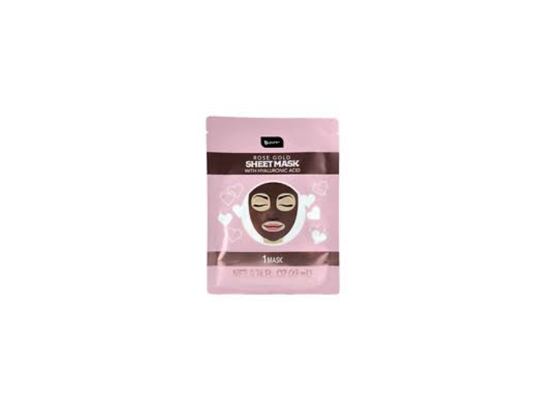 b-Pure Sheet Mask, Rose Gold, 0.74 fl oz/22 mL, 1 Count