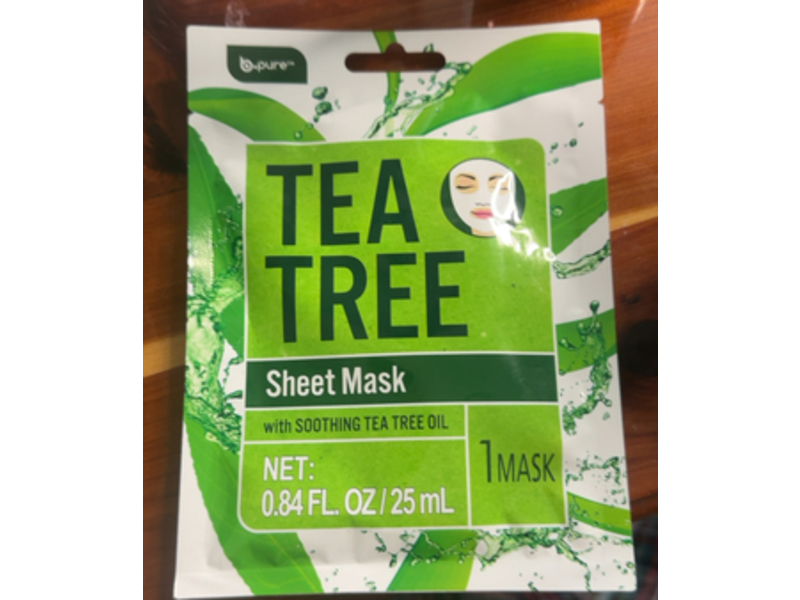 b.Pure Tea Tree Sheet Mask, 0.84 fl oz/25 mL, 1 Count
