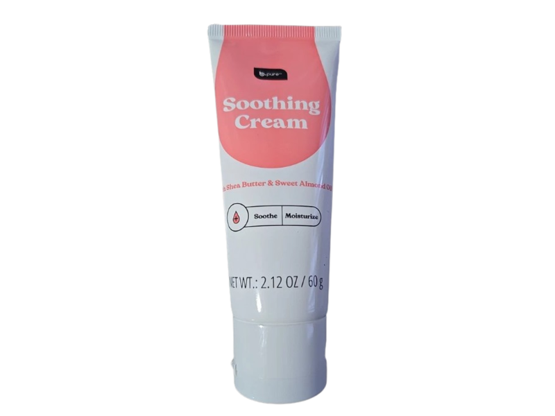 b-Pure Soothing Cream, Shea Butter & Sweet Almond Oil, 2.12 oz/60 g