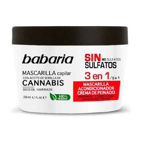 Mascarilla Capilar 3 En 1 Con Aceite De Semilla De Cannabis