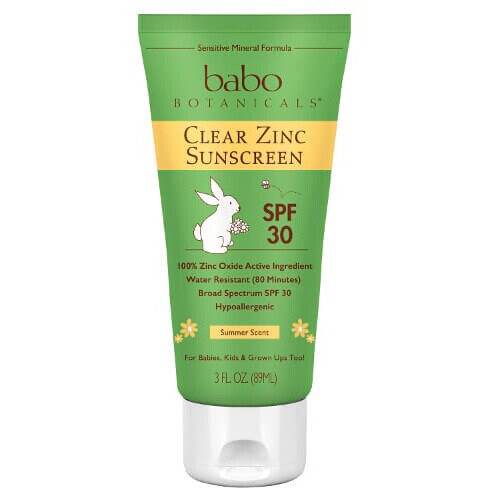 Clear Zinc Sunscreen Lotion SPF 30 - Summer Scent