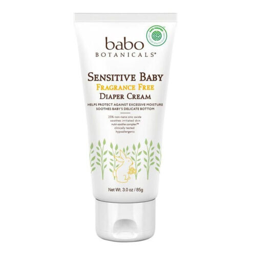 Sensitive Baby Zinc Diaper Cream - Fragrance Free
