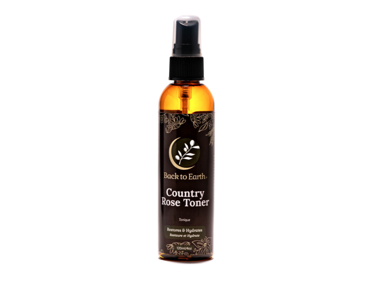Back to Earth Country Rose Toner, 4 oz/120 mL
