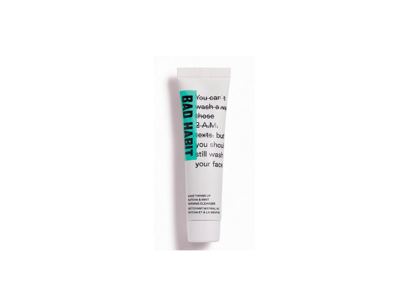 Bad Habit Wake Things Up Morning Cleanser, Matcha & Mint, 5 oz/150 mL