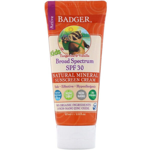 Active Kids, Natural Mineral Sunscreen Cream, SPF 30 PA+++