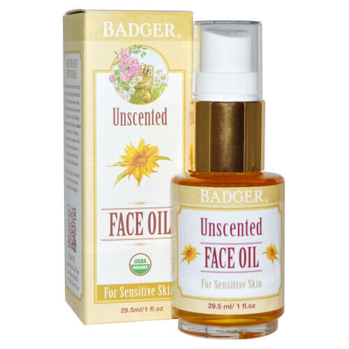 Unscented Face Oil For Sensitive Skin