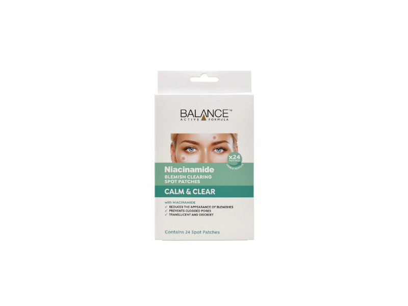 Balance Active Formula Niacinamide Blemish Clearing Spot Patches, 24 Count