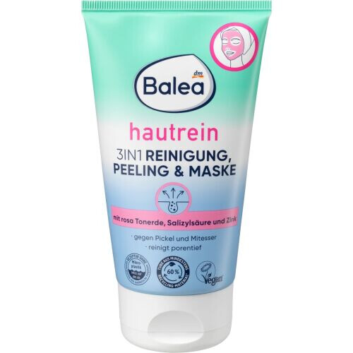 Hautrein 3in1 Reinigung, Peeling & Maske