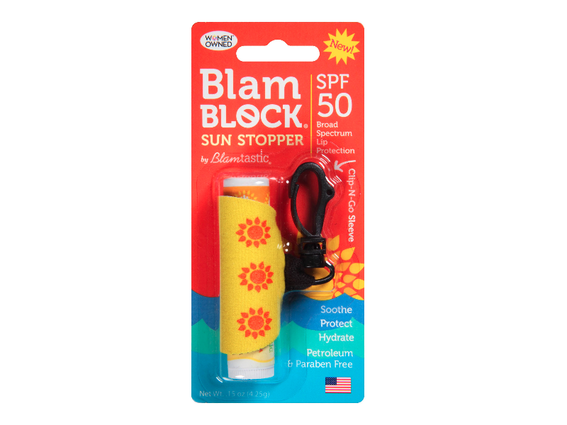 Balmtastic Blam Block Sun Stopper Lip Protection, SPF 50, 0.15 oz/4.25 g