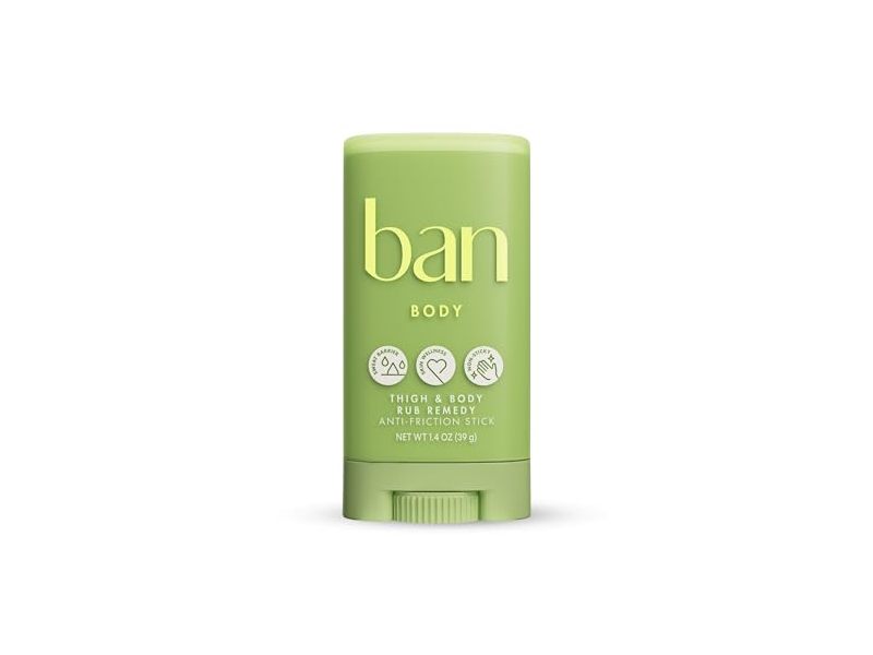 Ban Body Thigh & Body Rub Remedy Anti-Friction Stick, 1.4 oz/939 g