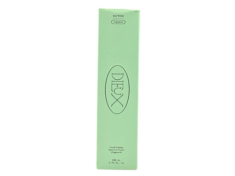 Baptism Gentle Foaming Facial Gel Cleanser, 6.76 fl oz/200 mL