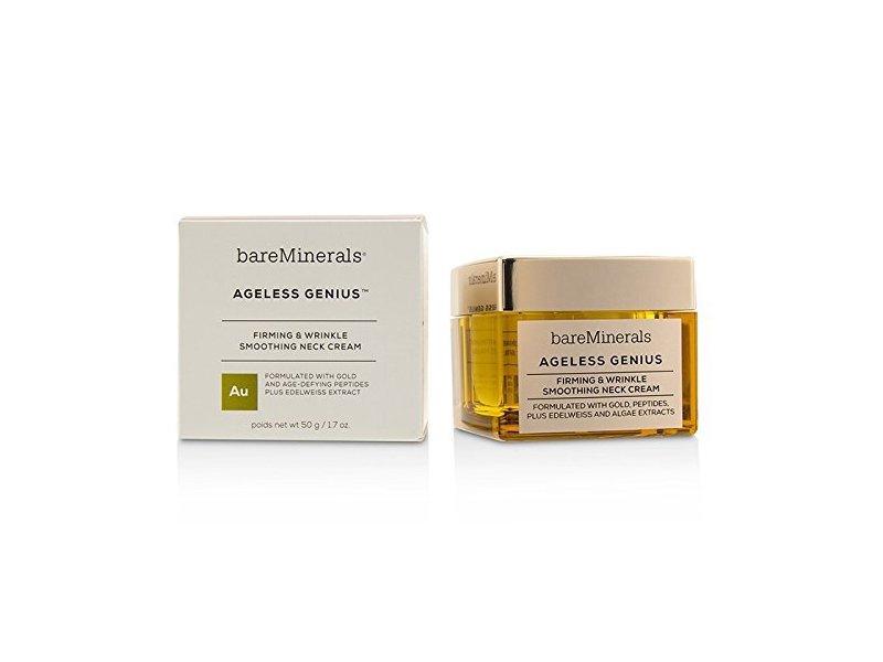 bareMinerals Ageless Genius Firming and Wrinkle Smoothing Neck Cream, 1.7 Ounce