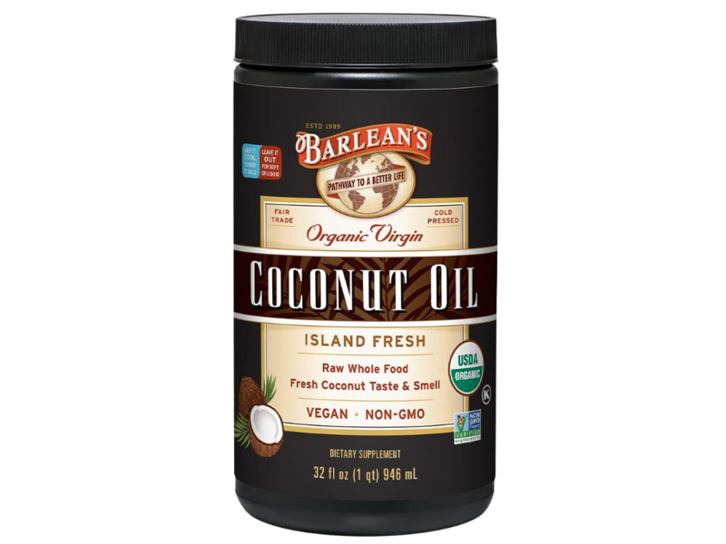 Barlean's Coconut Oil, Island Fresh, 32 fl oz/946 mL