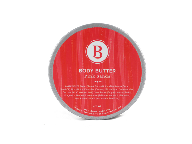 Basin Body Butter, Pink Sands, 4 fl oz