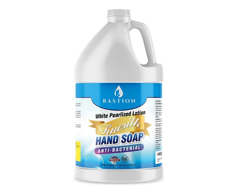 Bastion White Pearlized Lotion Hand Soap, Fine Silk, 128 oz/3.785 L
