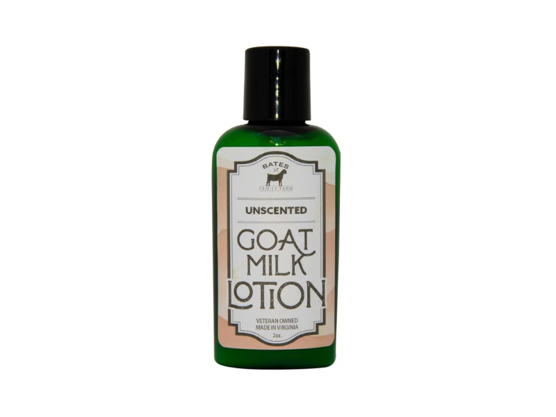 Bates Family Farm Goat Milk Lotion, Unscented, 2 oz