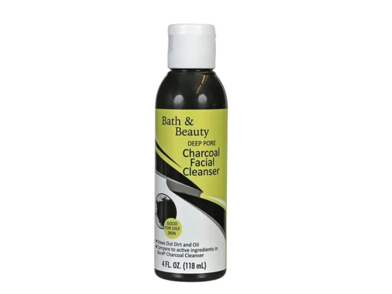 Bath & Beauty Deep Pore Facial Cleanser, Charcoal, 4 fl oz/118 mL