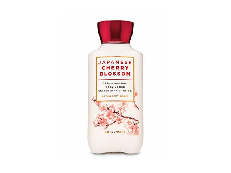 Bath & Body Japanese Cherry Blossom 24 Hour Moisture Super Smooth Body Lotion, 8 fl oz