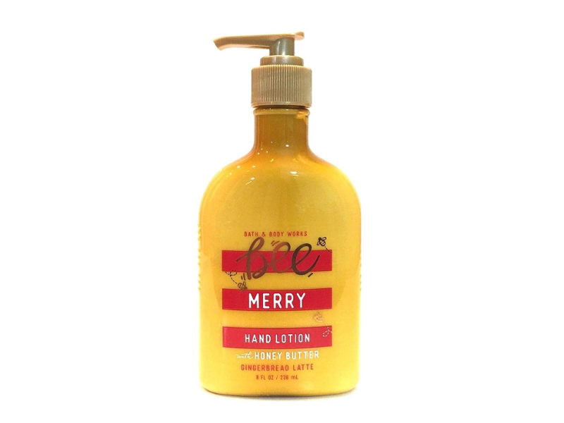 Bath & Body Wash Bee Merry Hand Lotion, Honey Butter, 8 fl oz/ 236 mL
