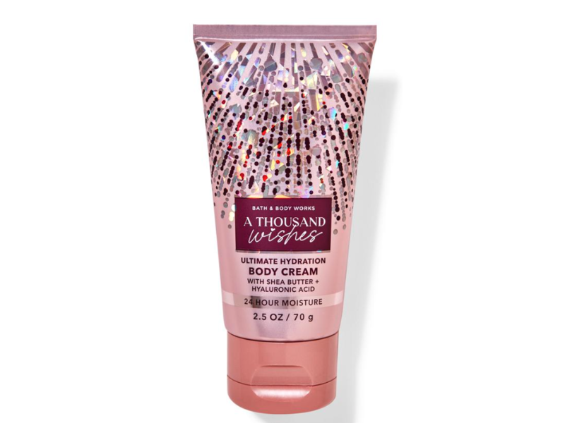 Bath & Body Work A Thousand Wishes Ultimate Hydration Body Cream, Shea Butter + Hyaluronic Acid, 8 oz/226 g