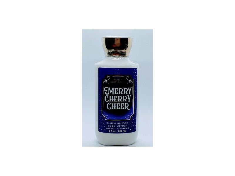Bath & Body Works 24 Hour Moisture Body Lotion, Merry Cherry Cheer, 8 fl oz