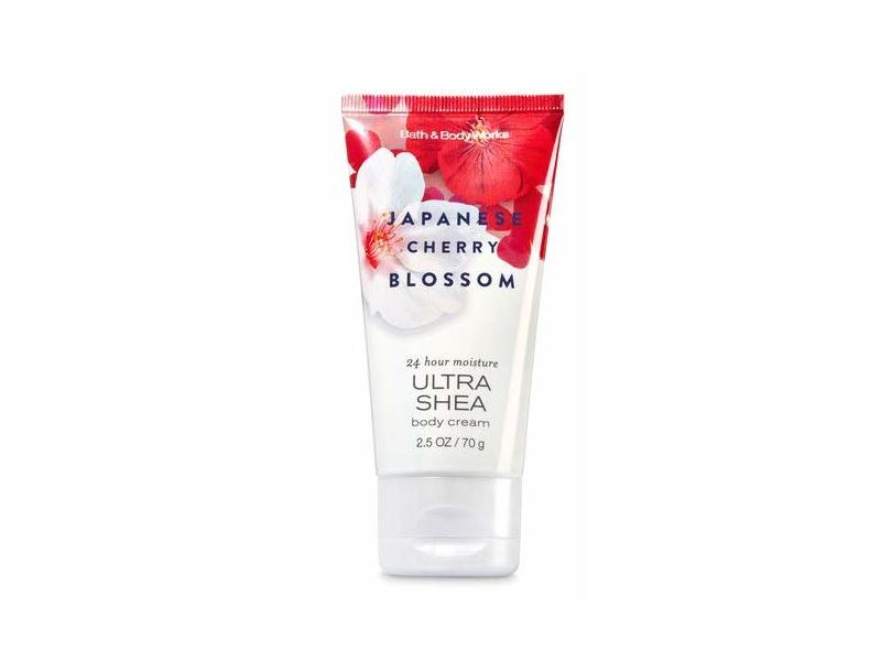Bath & Body Works 24 hr Moisture Ultra Shea Body Cream, Japanese Cherry Blossom, 2.5 oz/70 g