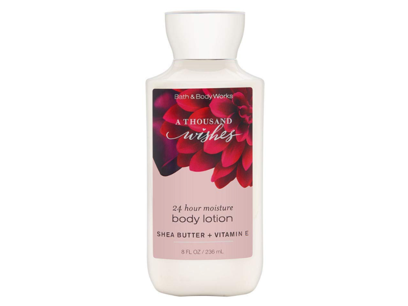Bath & Body Works A Thousand Wishes Body Lotion, Shea Butter + Vitamin E, 3 fl oz/88mL
