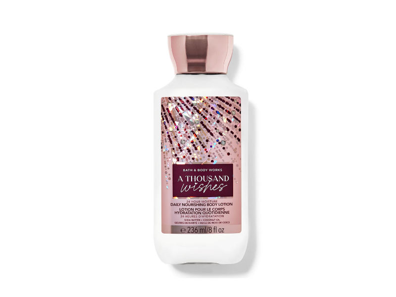 Bath & Body Works A Thousand Wishes Daily Nourishing Body Lotion, Shea Butter + Coconut Oil, 8 fl oz/236 mL