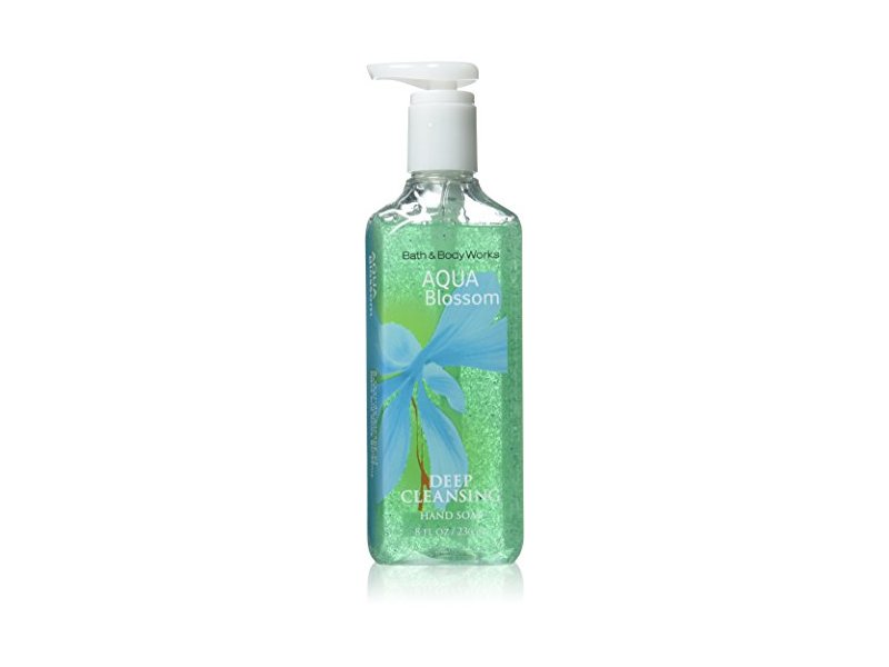 Bath & Body Works Anti-Bacterial Deep Cleansing Hand Soap, Aqua Blossom, 8 fl oz