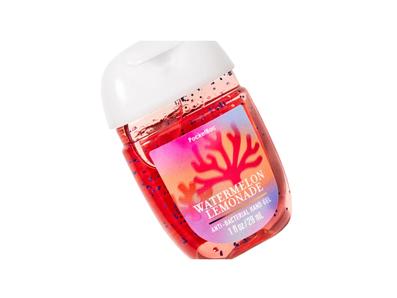 Bath & Body Works Anti Bacterial Hand Gel, Watermelon Lemonade, 1 fl oz/29 mL