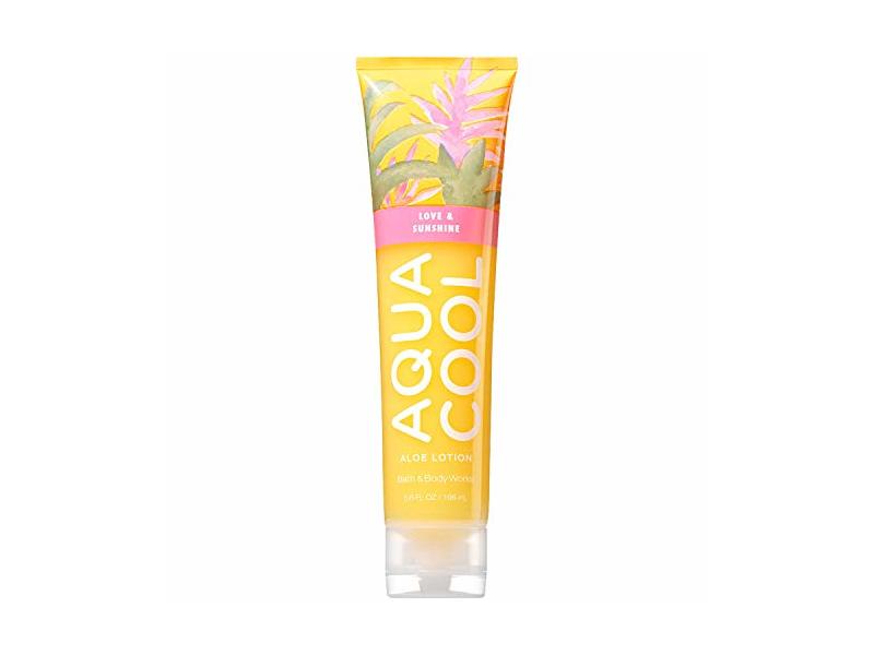 Bath & Body Works Aqua Cool Aloe Gel Lotion, Love & Sunshine, 5.6 fl oz/166 mL