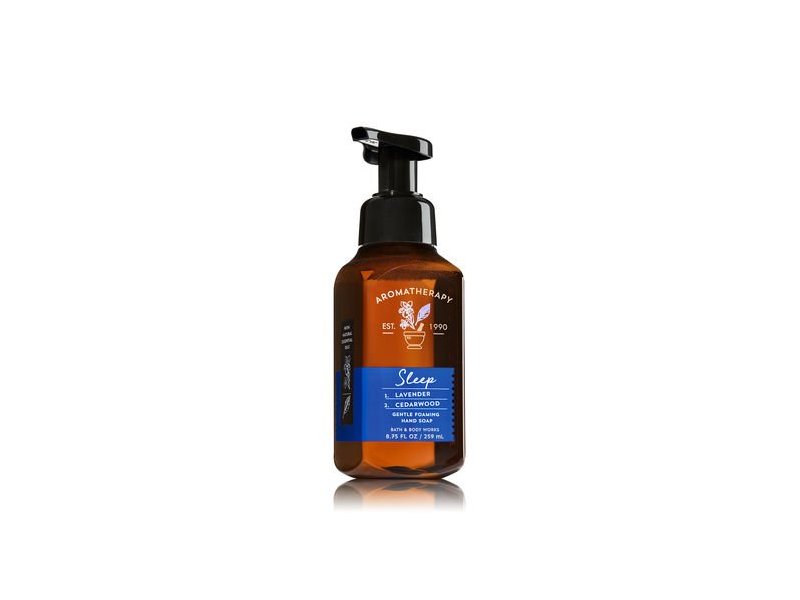 Bath & Body Works Aromatherapy Gentle Foaming Hand Soap Sleep, Lavender Cedarwood, 8.75 fl oz