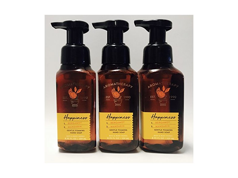 Bath & Body Works Aromatherapy Happiness Bergamot & Mandarin Gentle Foaming Hand Soap, 8.75 fl oz