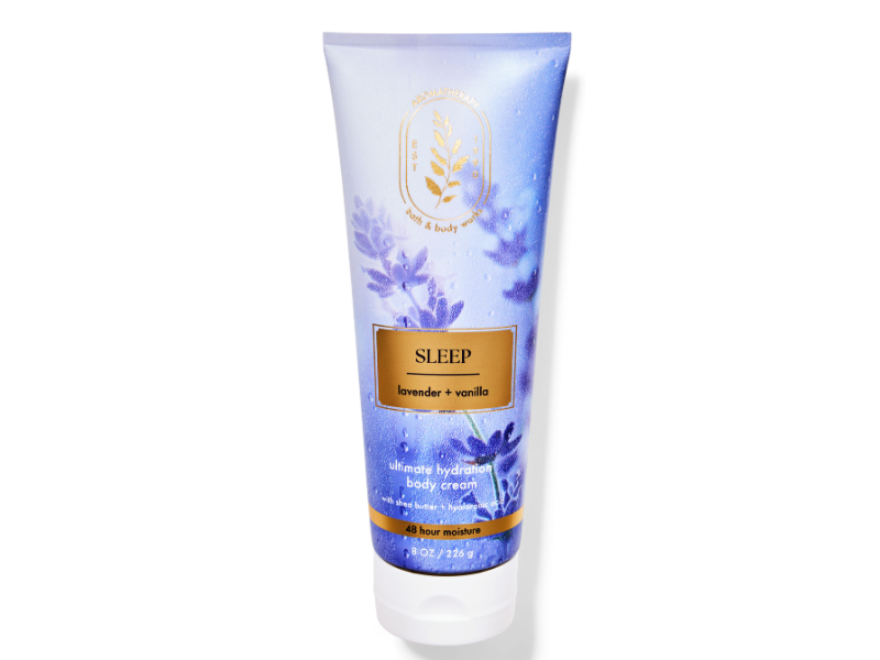 Bath & Body Works Aromatherapy Ultimate Hydration Body Cream, Lavender + Vanilla, 8 oz/226 g