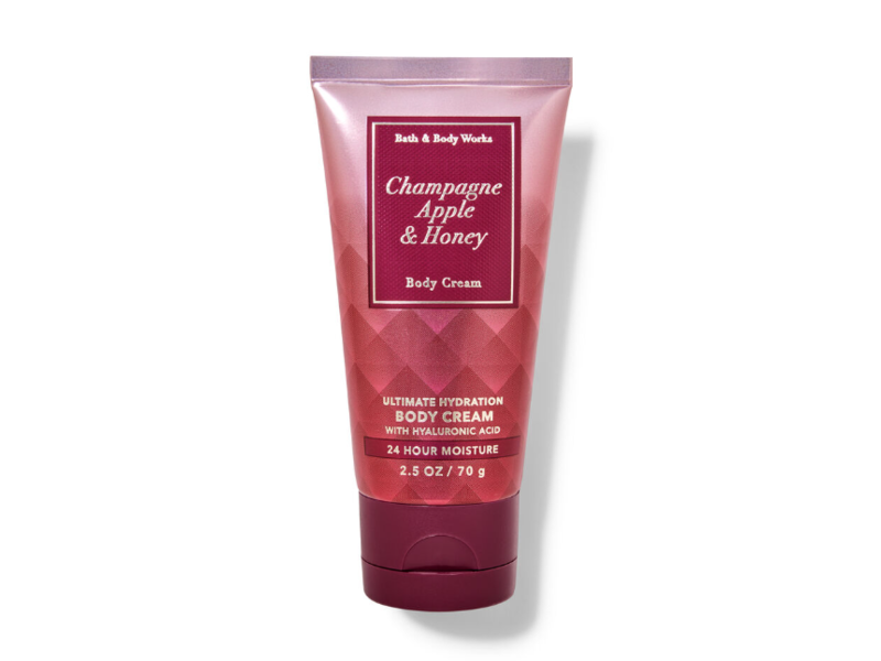 Bath & Body Works Ultimate Hydration Body Cream, Champagne Apple & Honey, 2.5 oz/70 g