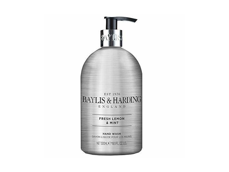 Baylis & Harding Elements Luxury Hand Wash, Fresh Lemon & Mint, 16.9 fl oz/500 ml