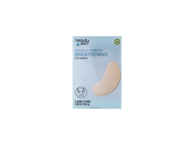 Beauty 360 24K Gold Hydrogel Brightening Eye Masks