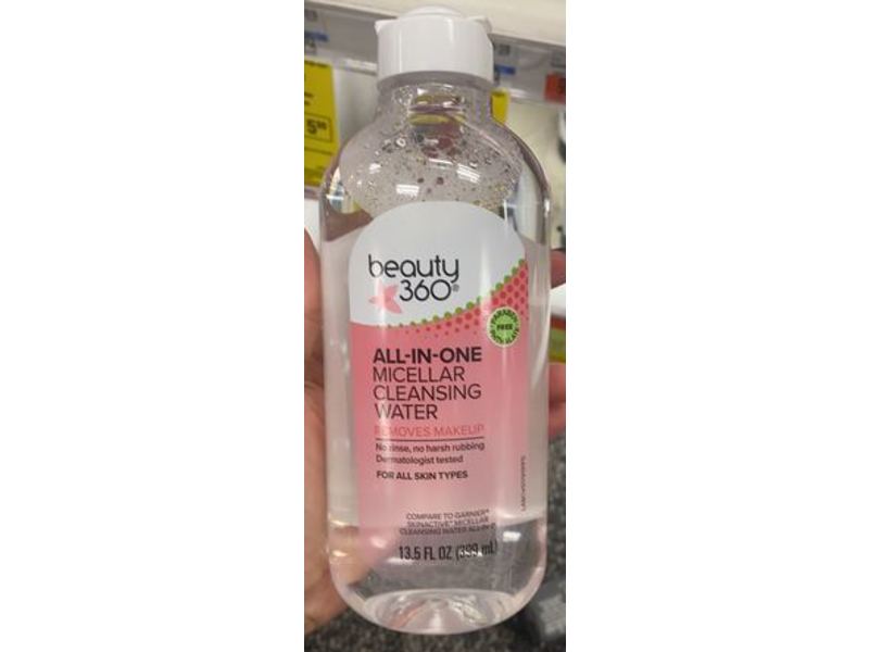 Beauty 360 All-In-One Micellar Cleansing Water, 13.5 fl oz