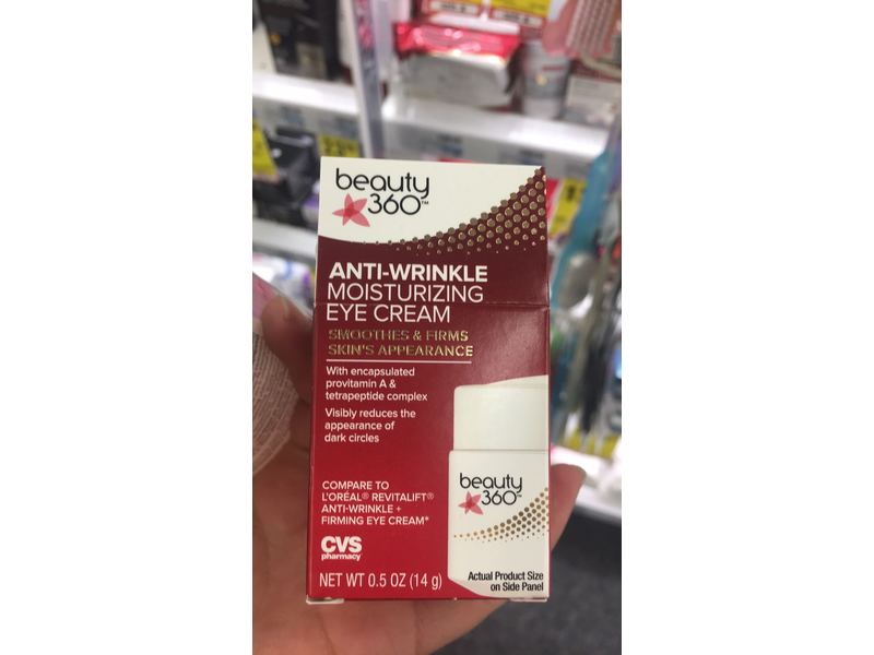 Beauty 360 Anti-Wrinkle Moisturizing Eye Cream, 0.5 oz