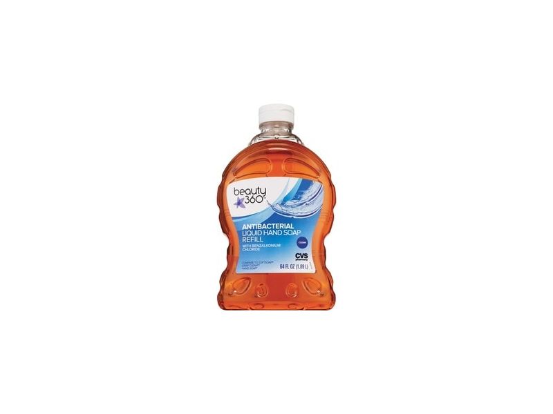 Beauty 360 Antibacterial Liquid Hand Soap Refill, Citrus Fresh