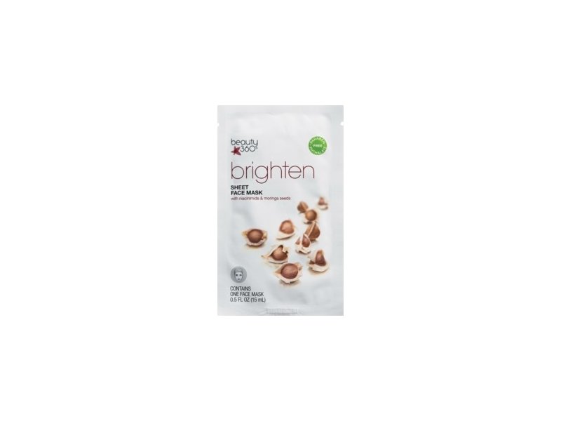 Beauty 360 Brightening Radiance Tissue Facial Mask