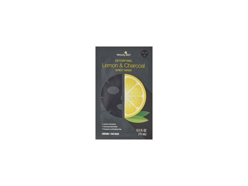 Beauty 360 Citrus Lemon & Charcoal Sheet Mask