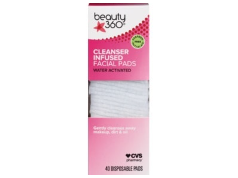 Beauty 360 Cleanser Infused Facial Pads