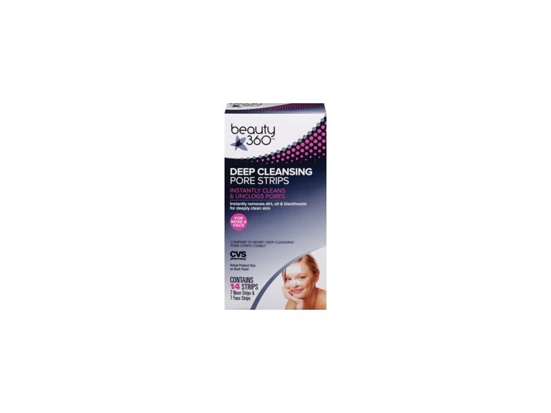 Beauty 360 Deep Cleansing Pore Strips Combo Pack For Nose And Face