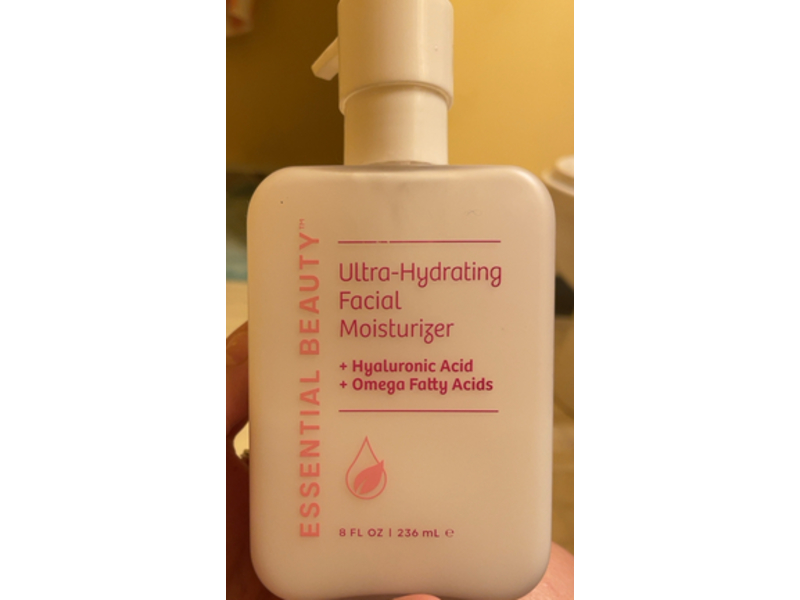 Beauty Essentials Cosmetics Ultra Hydrating Facial Moisturizer, 8 fl oz/236 mL