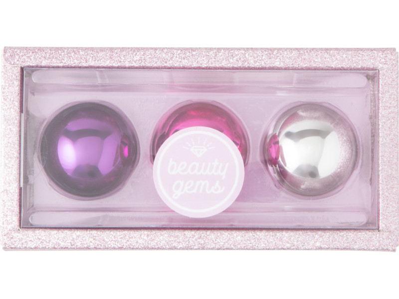 Beauty Gems Lip Balm Ball Trio, 0.61 oz/18 g
